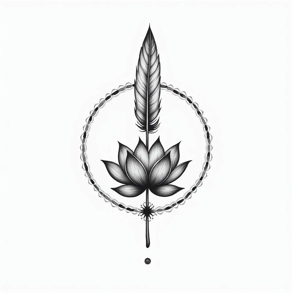 And now, for you: an anchor tattoo

Here is an idea for a symbolic tattoo, to mark your own liberation, your evolution, and transform this bond into a source of strength.

Tattoo “Soul Cycle”

A fine and sacred composition:
	• A circle (the whole, the cycle, karma)
	• A lotus flower inside (rebirth, transformation after pain)
	• A feather crossing the circle (regained lightness, freedom of the soul)
	• Two small dots at the base: you and him, each in your own light, liberated
	• And the stylized number 17 (or subtly hidden in the lines) to honor what this bond has taught you.higly detailed tattoo - Variation 3