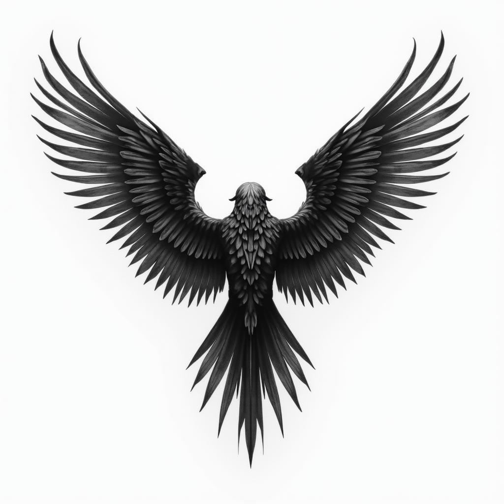 Against broken wings,
A front afraid,
Rise anew.text-based tattoo, japanese font ultra-realistic, perfectly placed, high-quality font design, photo-realistic shading, 8k, high quality, finely detailed typograph - Variation 3