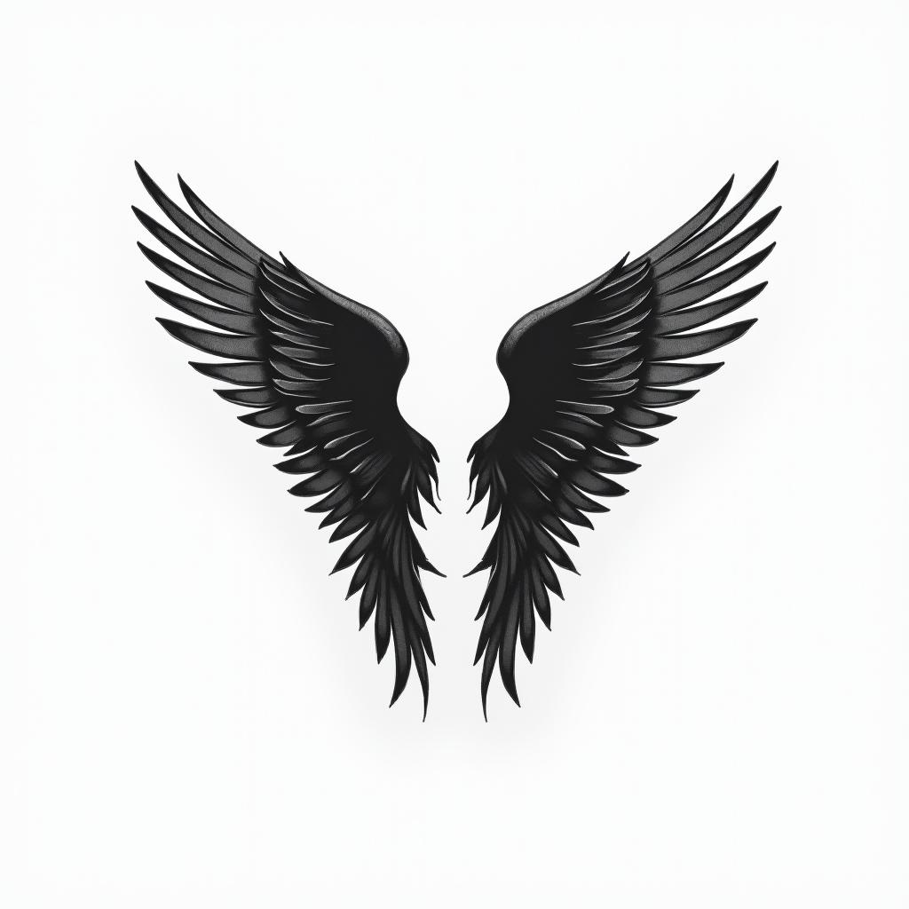 Against broken wings,
A front afraid,
Rise anew.minimalist text-based tattoo, Monospace font ultra-realistic, perfectly placed, high-quality font design, photo-realistic shading, 8k, high quality, finely detailed typograph - Variation 2