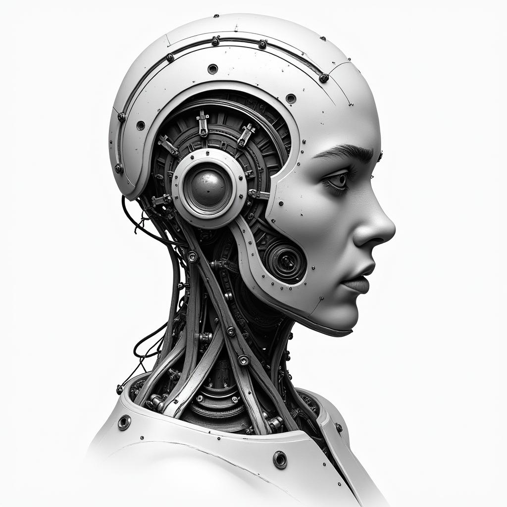 American Soldier, aquarius, feb 10, 1994tattoo in biomechanic style, the tattoo covered by robotic elements of futuristic cyberpunk design, robotic features detail, showcasing intricate mechanical components - Variation 4