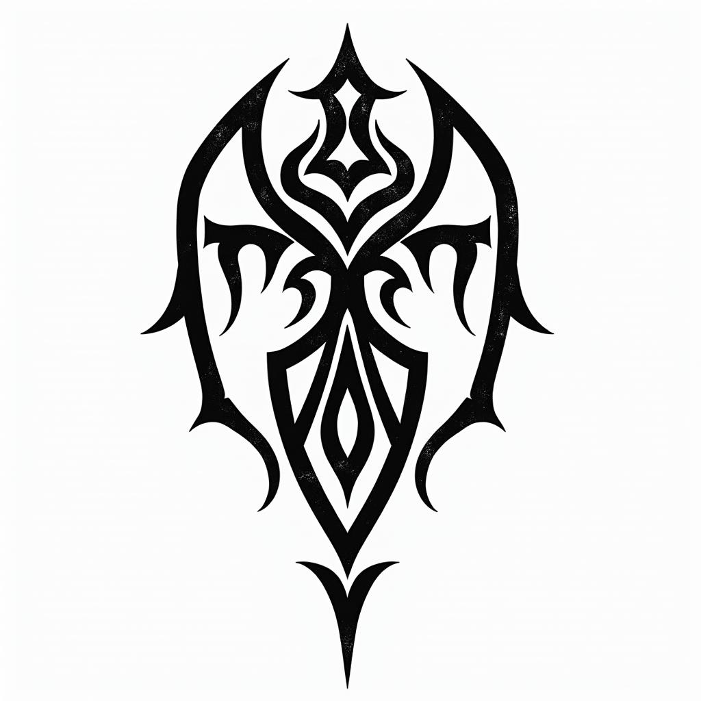 sagittarius carlos guerreroin tribal tattoo style, featuring bold and black geometric shapes, curved lines, intertwine and flow seamlessly, creating a powerful and symbolic design, polynesian and maori styles