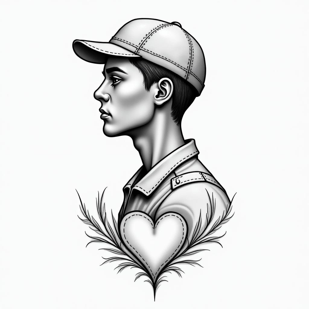 Modest tattoo example 2