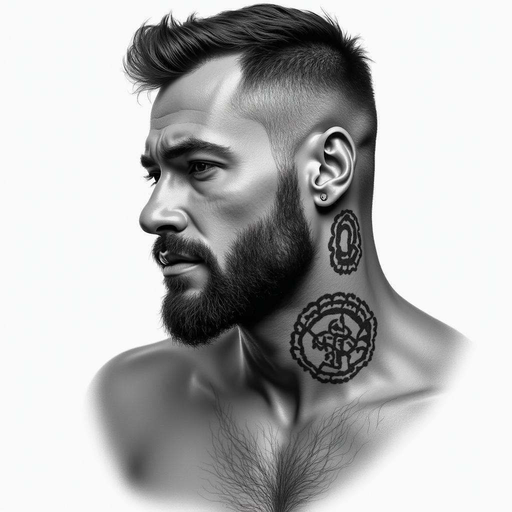 Garyin realism tattoo style, featuring a highly detailed, lifelike, capturing every detail, photorealistic, ultra realistic, intricate shading, smooth and sharp,   - Variation 4