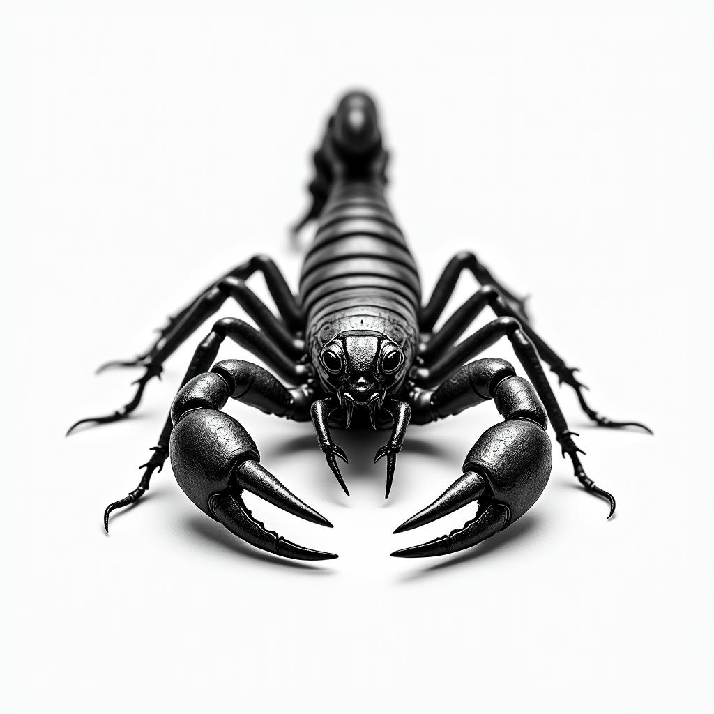 Scorpion with sharp, detailed clawshigly detailed tattoo - Variation 19