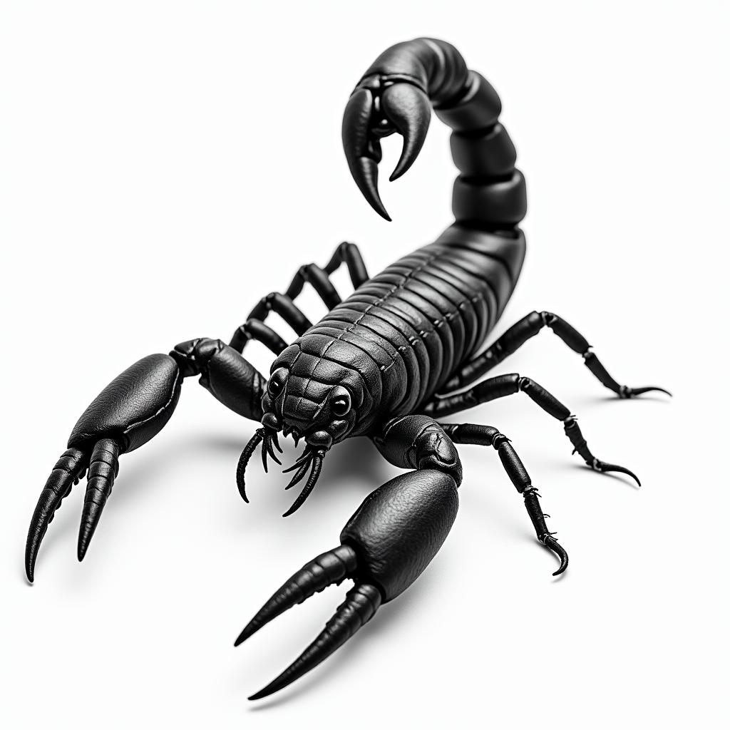 Scorpion with sharp, detailed clawshigly detailed tattoo - Variation 21