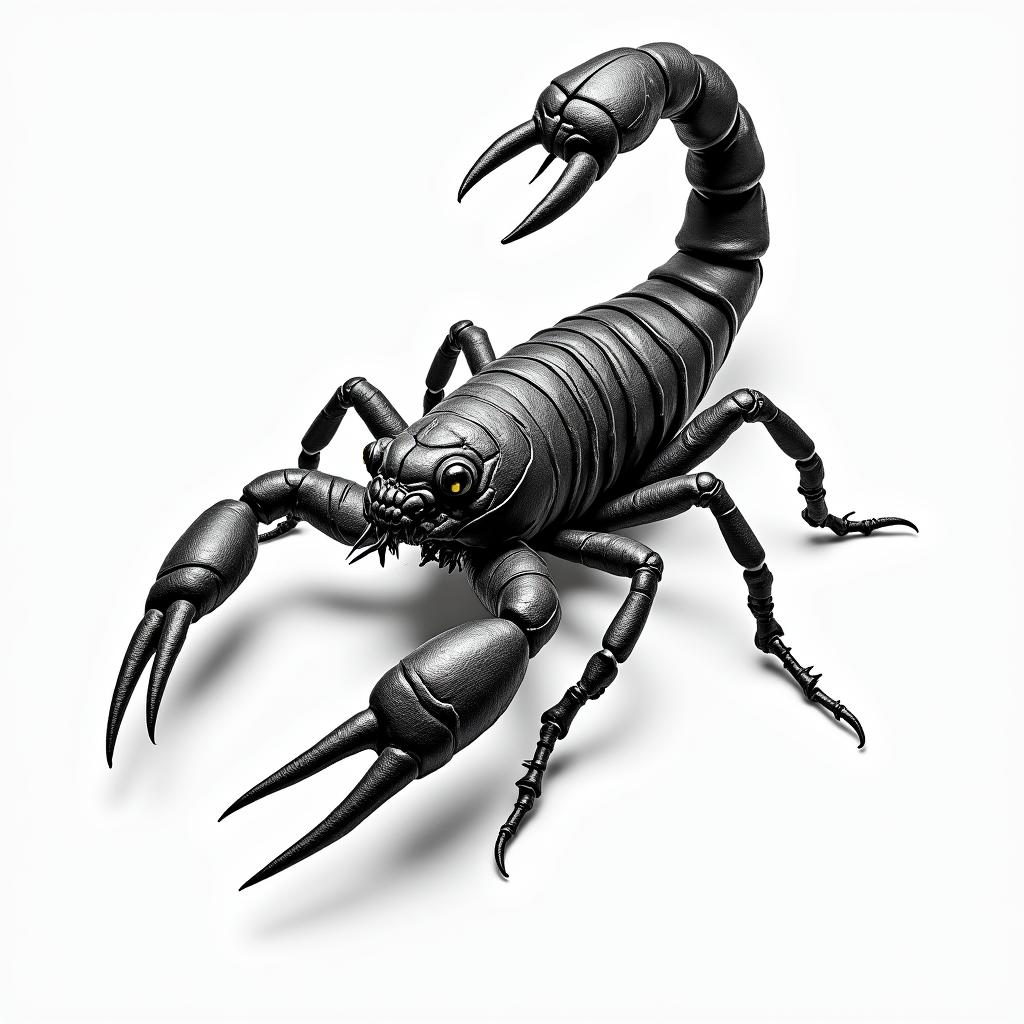 Scorpion with sharp, detailed clawshigly detailed tattoo - Variation 20