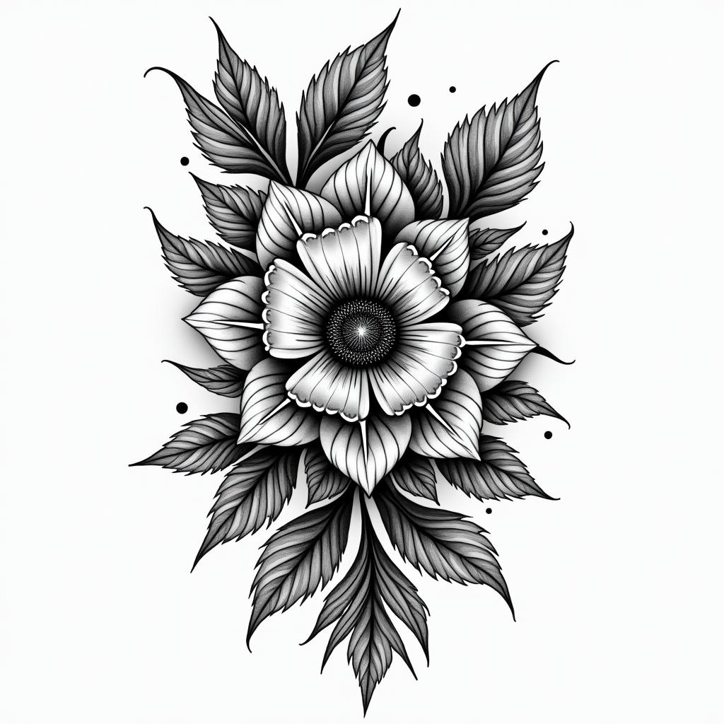 Any thing that resonates with perspectivein authentic tattoo style, incorporating traditional modifications, bold black outlines, solid color fills, featuring classic authentic elements - Variation 4