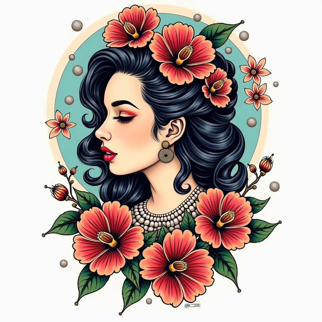 Jan Nietes Aquarius Antique Philippinesin pop art style tattoo, featuring bold and vibrant colors, exaggerated outlines, iconic imagery, inspired by comic books and speech bubbles, comic book characters, retro pop culture - Variation 4