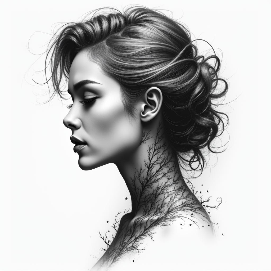 Motherhigly detailed tattoo