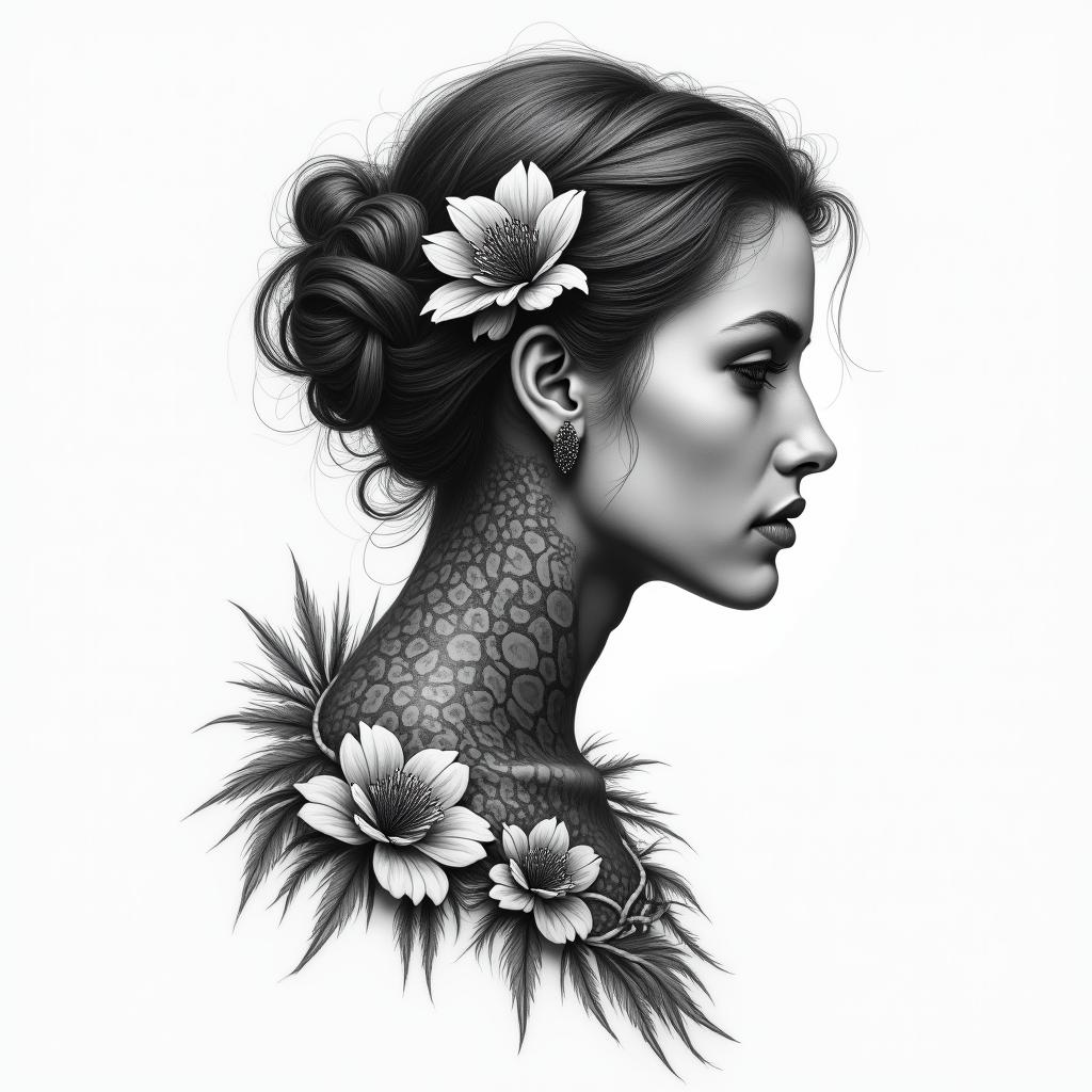 Motherhigly detailed tattoo - Variation 2