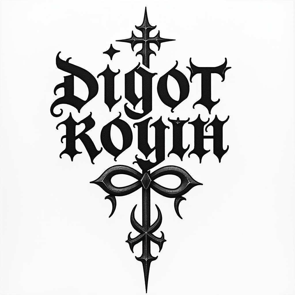2001 -03-24 2003-02-06 2005-03-14 2017-02-11 2018-06-03 1986-12-30text-based tattoo, gothic font ultra-realistic, perfectly placed, high-quality font design, photo-realistic shading, 8k, high quality, finely detailed typography - Variation 3