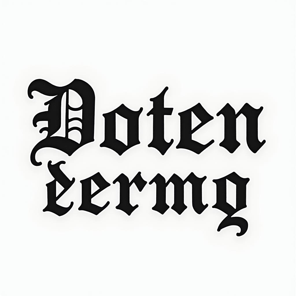 2001 -03-24 2003-02-06 2005-03-14 2017-02-11 2018-06-03 1986-12-30text-based tattoo, gothic font ultra-realistic, perfectly placed, high-quality font design, photo-realistic shading, 8k, high quality, finely detailed typography