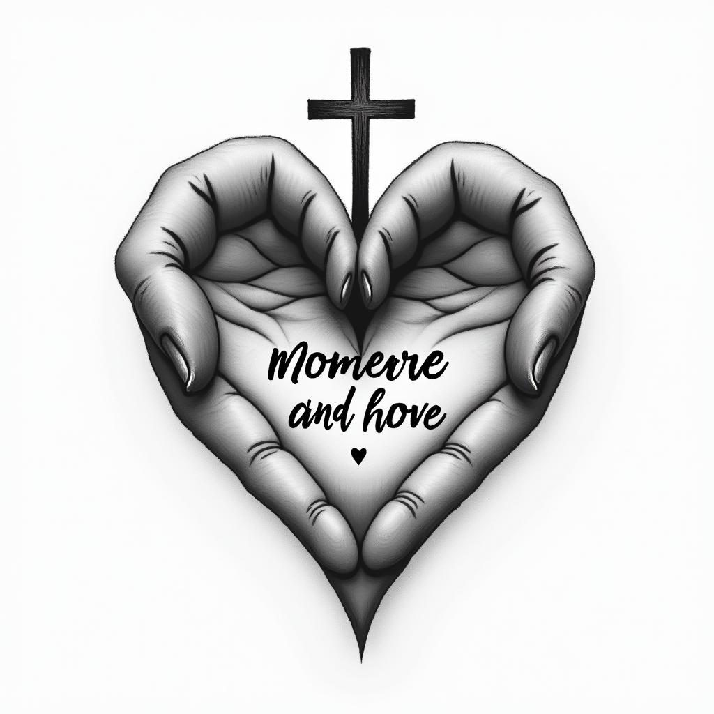 Heart tattoo design