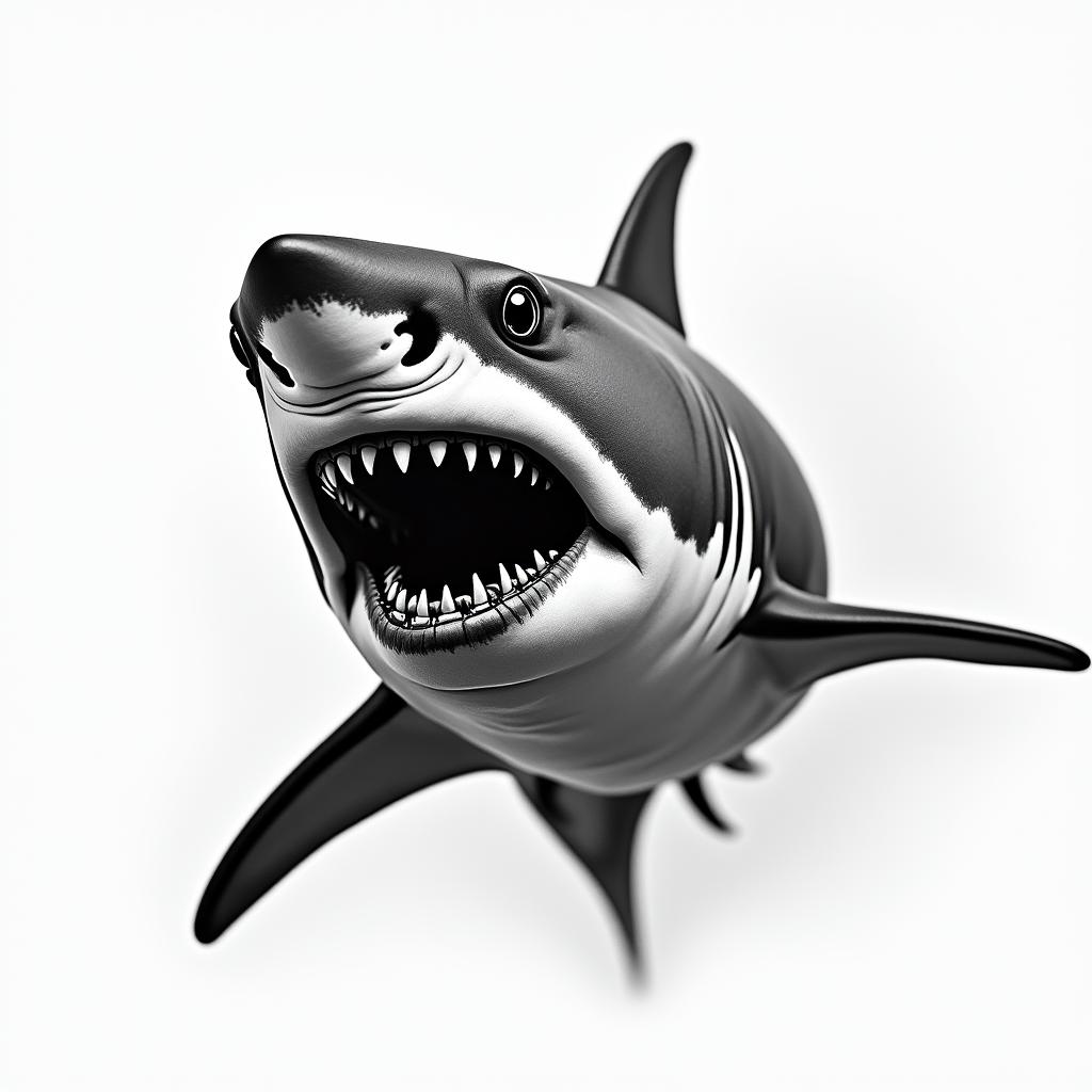 Sharkhigly detailed tattoo - Variation 2