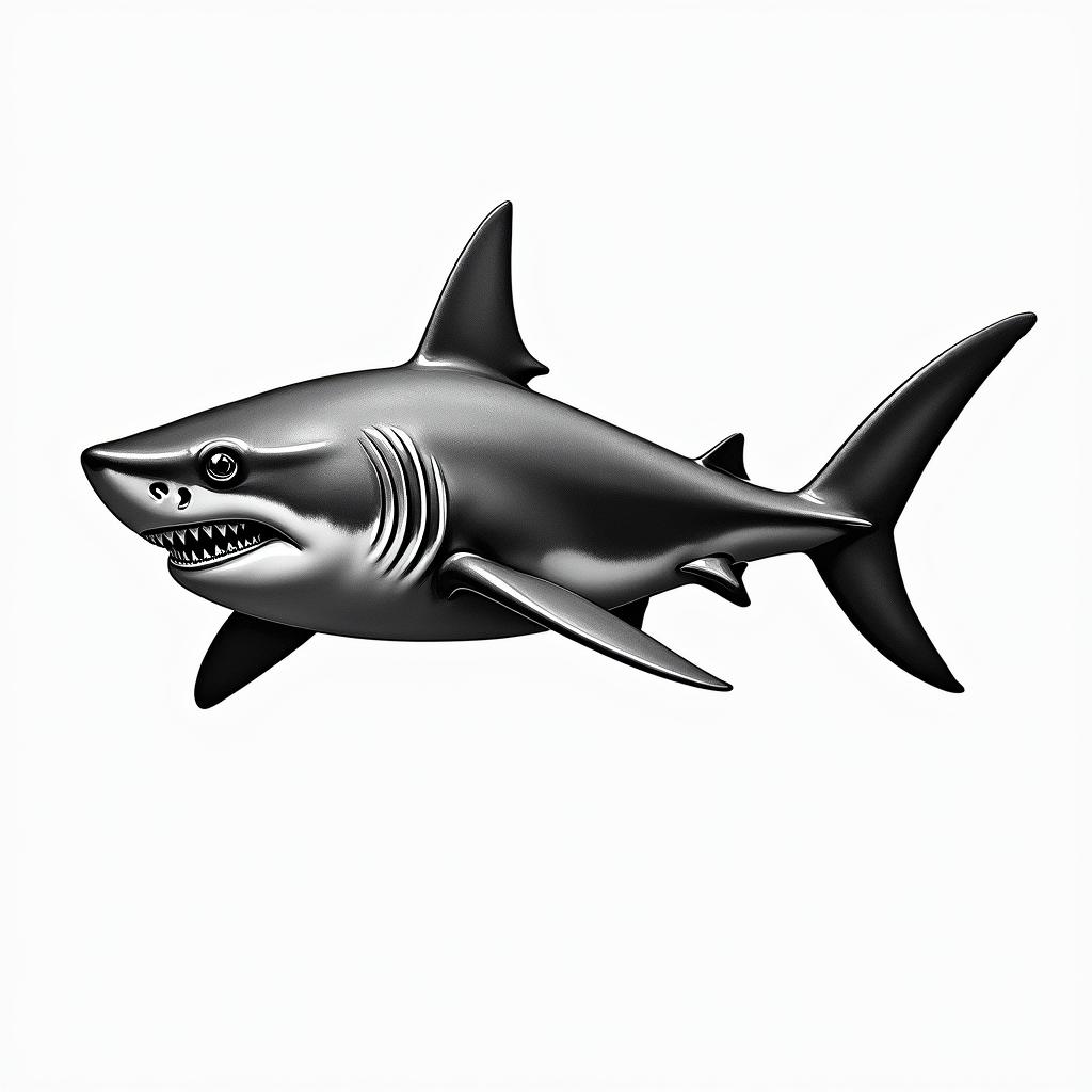 Sharkhigly detailed tattoo