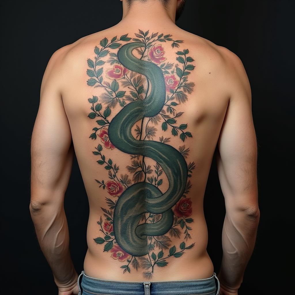 A road of Struggling with life and no support and got it all taking away. Playing tug of war Struggled with drugs and depression and gambling. Was in a car accident and got back surgery and a brain injury. Recieved a big settlement was able to get my family back collagehigly detailed tattoo - Variation 8