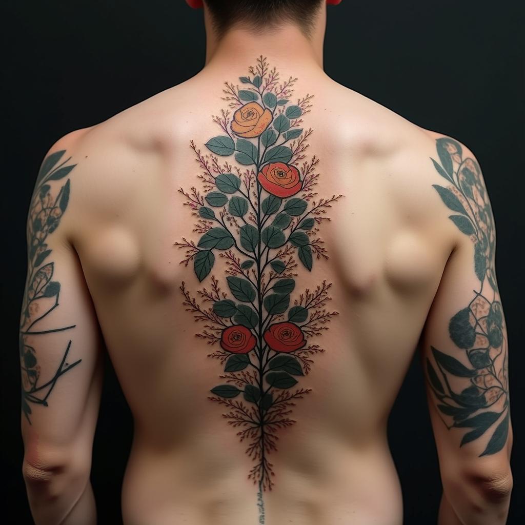 A road of Struggling with life and no support and got it all taking away. Playing tug of war Struggled with drugs and depression and gambling. Was in a car accident and got back surgery and a brain injury. Recieved a big settlement was able to get my family back collagehigly detailed tattoo - Variation 5