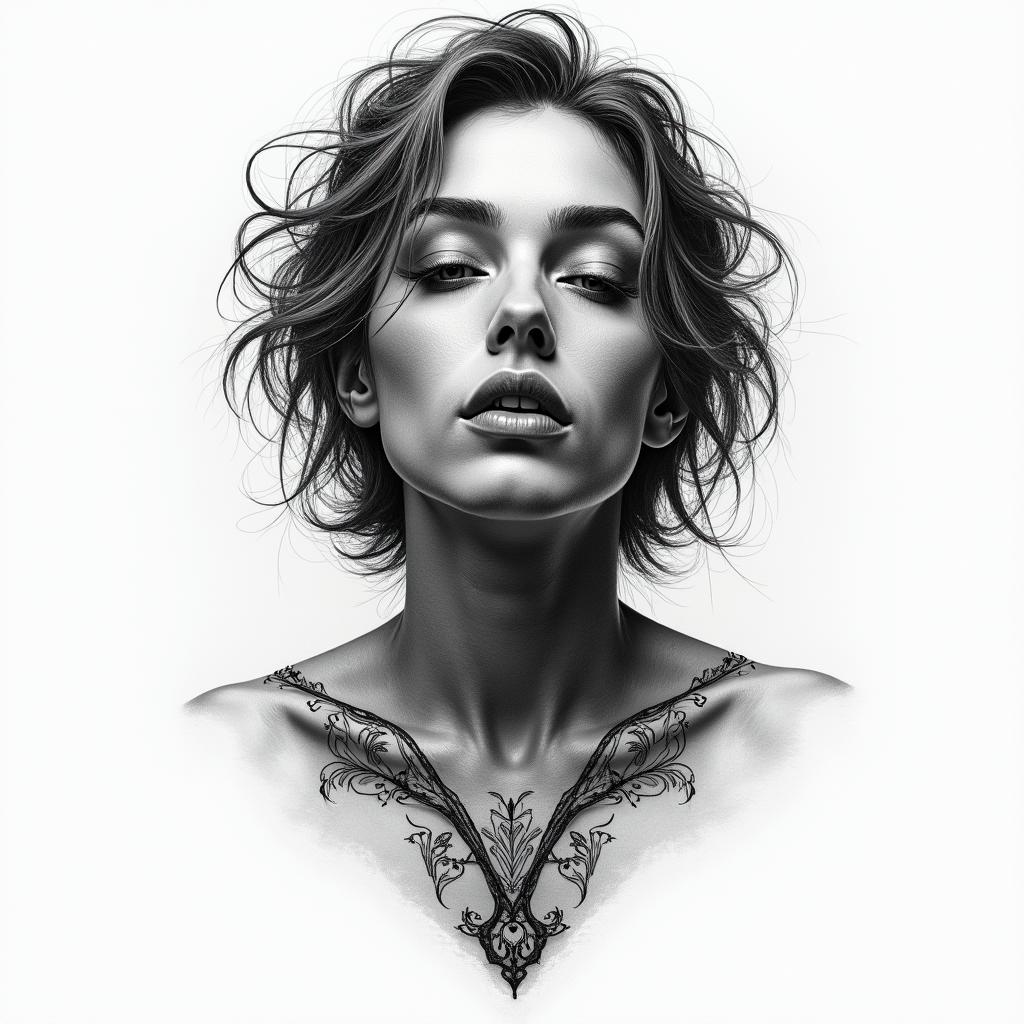 A road of Struggling with life and no support and got it all taking away. Playing tug of war Struggled with drugs and depression and gambling. Was in a car accident and got back surgery and a brain injury. Recieved a big settlement was able to get my family back collagehigly detailed tattoo - Variation 2