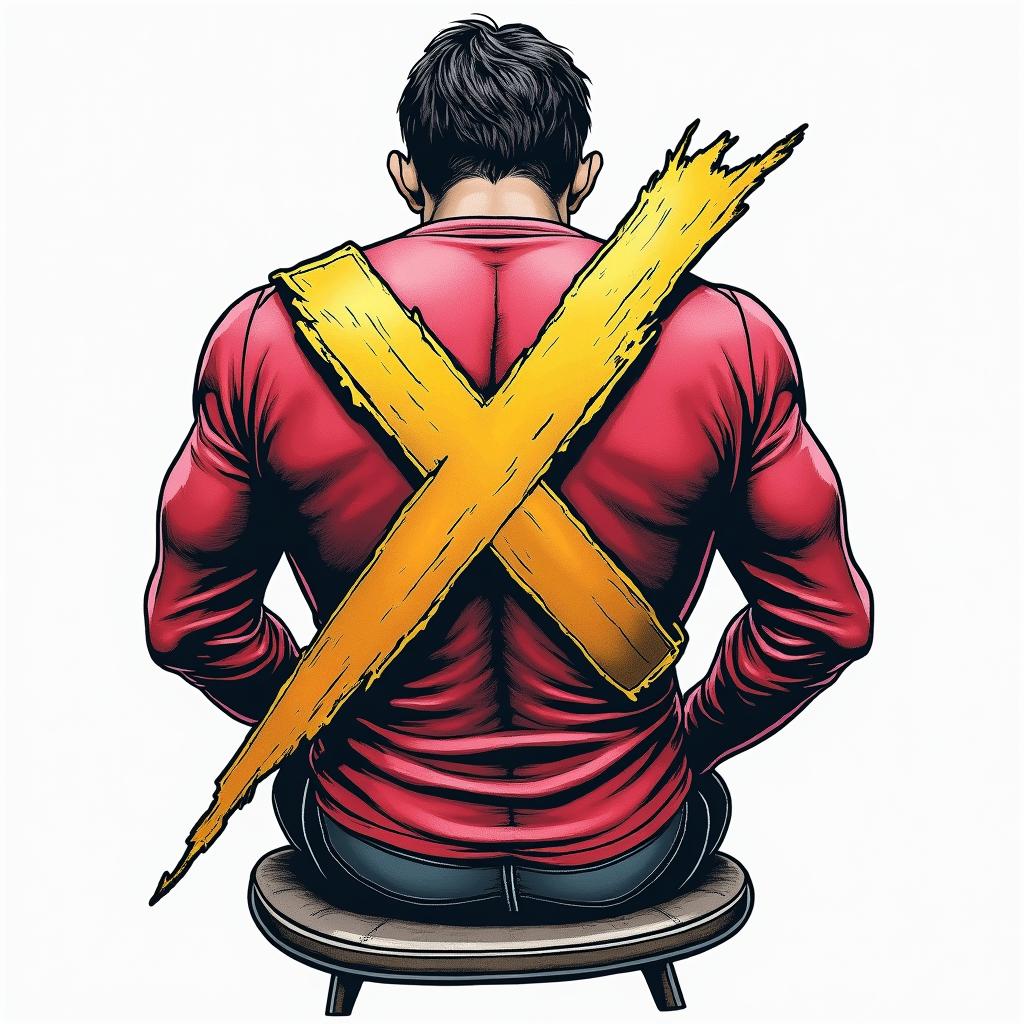 X -men x on the back of the seat cover with an old English L in the middle of the x
on the head restin pop art style tattoo, featuring bold and vibrant colors, exaggerated outlines, iconic imagery, inspired by comic books and speech bubbles, comic book characters, retro pop culture - Variation 3