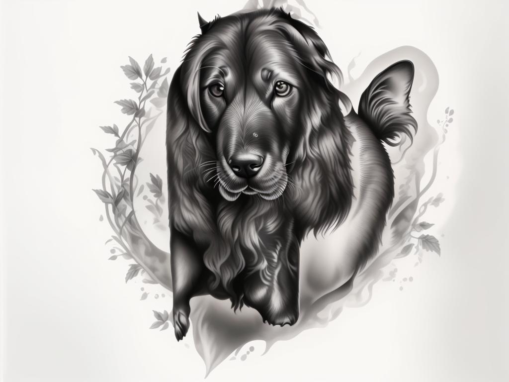A highly detailed and lifelike composition, tattoo art, realism style, ultra-high resolution, smooth gradients and intricate textures, monochromatic black-and-gray tones, diffused soft lighting for natural depth.undefined - Variation 41