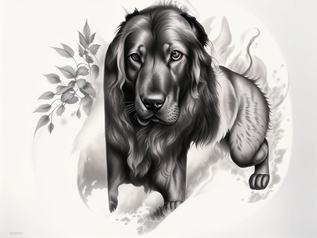 A highly detailed and lifelike composition, tattoo art, realism style, ultra-high resolution, smooth gradients and intricate textures, monochromatic black-and-gray tones, diffused soft lighting for natural depth.undefined - Variation 44