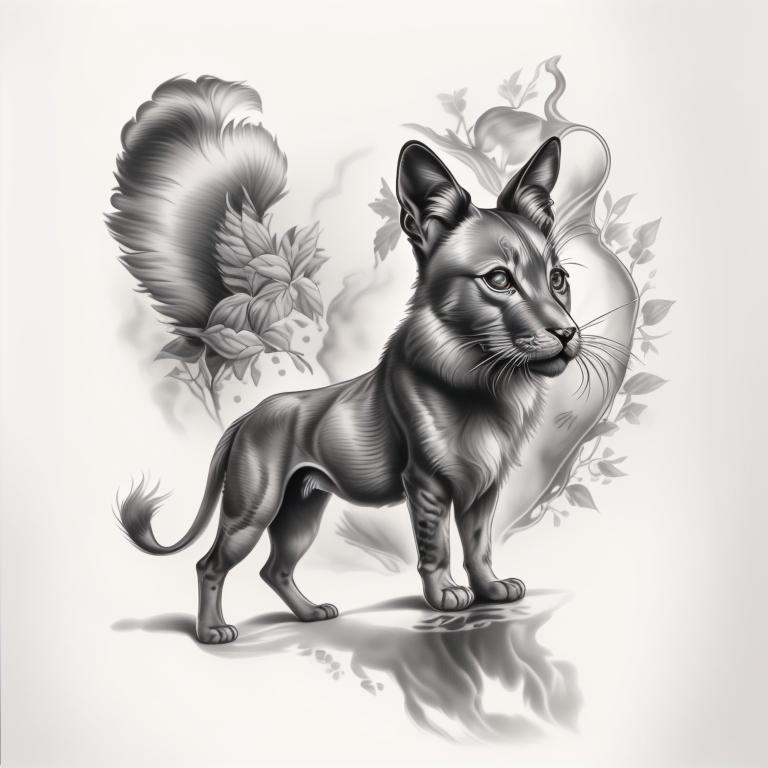 A highly detailed and lifelike composition, tattoo art, realism style, ultra-high resolution, smooth gradients and intricate textures, monochromatic black-and-gray tones, diffused soft lighting for natural depth.undefined - Variation 38