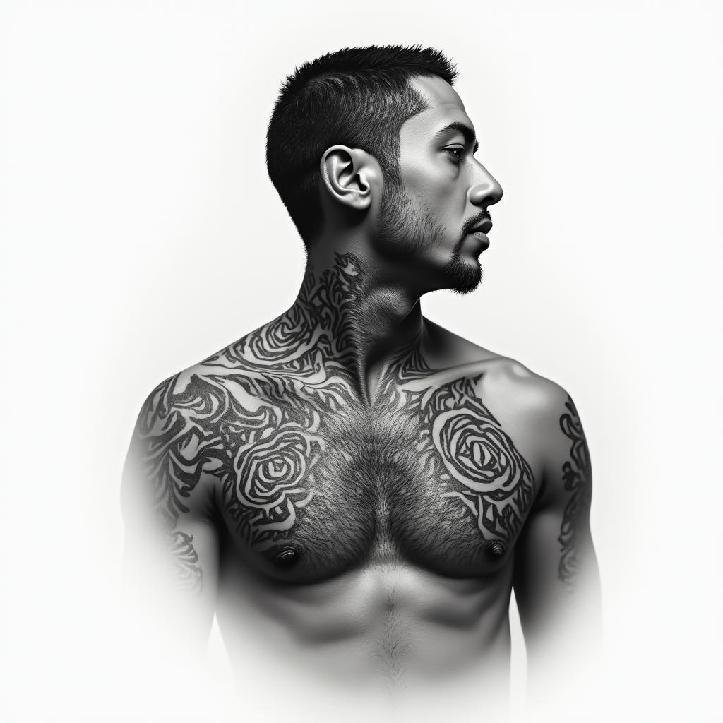 Daniel, Puerto Rico, 112890higly detailed tattoo - Variation 6