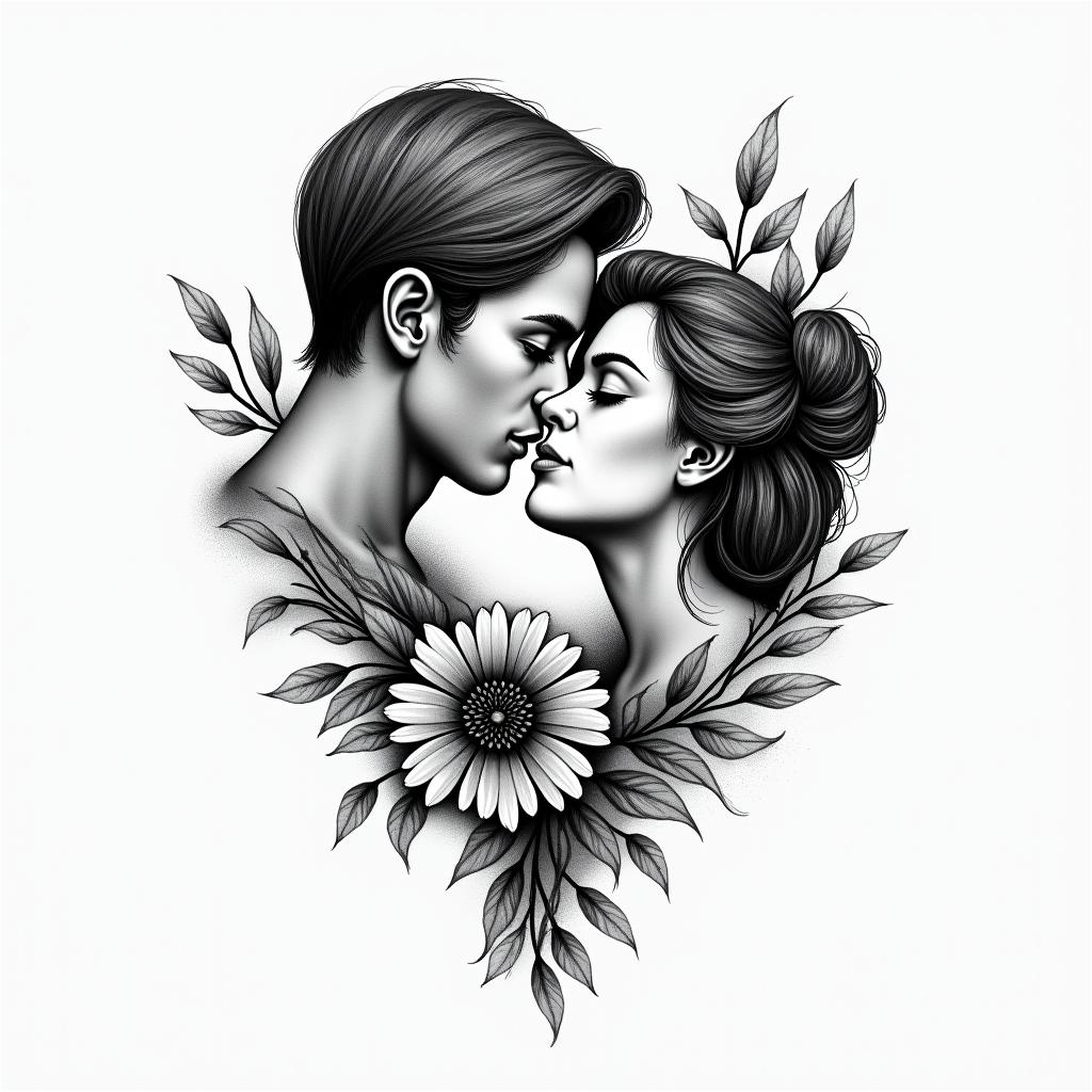 Alessio simple lovehigly detailed tattoo - Variation 2