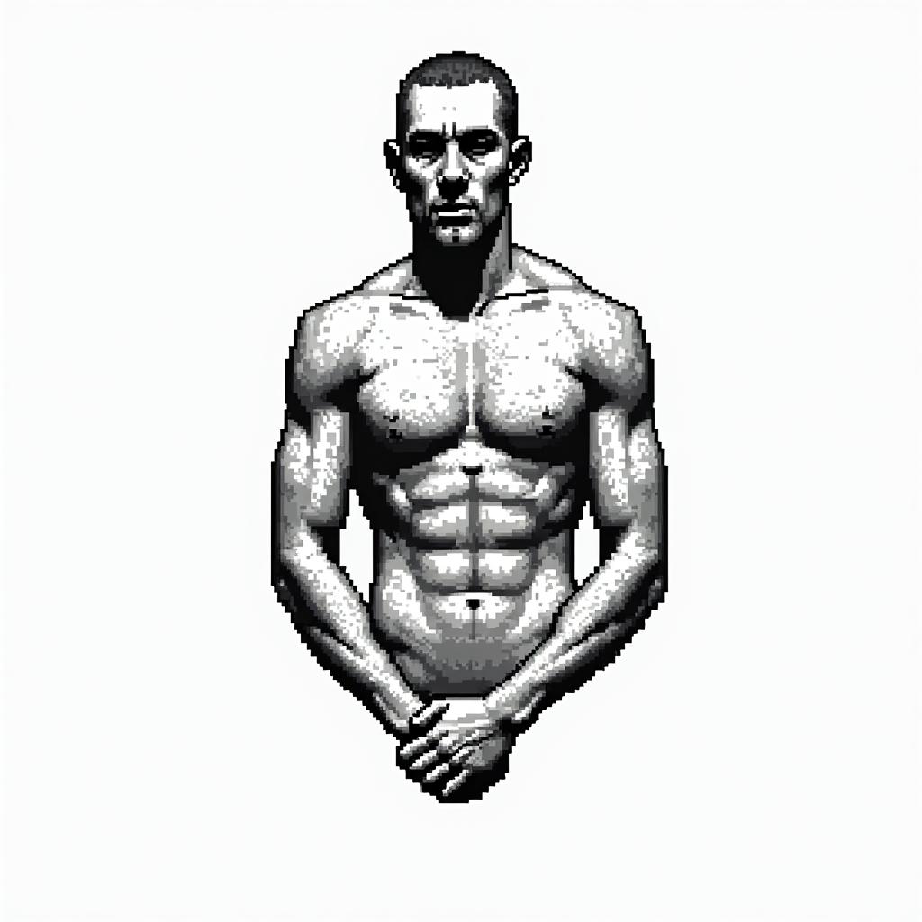 Steyr logoin 8-bit tattoo style, minimalistic pixel style tattoo, pixel art with simplified shapes and retro gaming visuals, inspired by 8-bit pixel based detailing - Variation 4