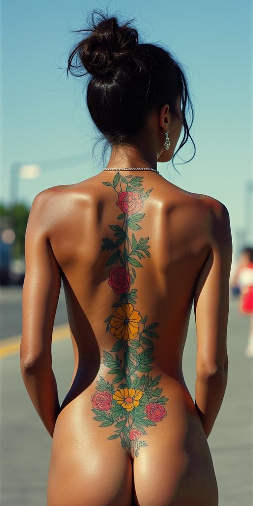 Cross streets of “Fulton industrial“ and “Ohio River blvd” lottery tickets, storm, tears, paraphernalia, garbage along path ending in a pot of gold rainbowhigly detailed tattoo - Variation 3