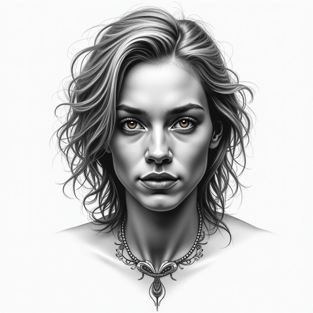 To remember a passed away memberhigly detailed tattoo - Variation 4