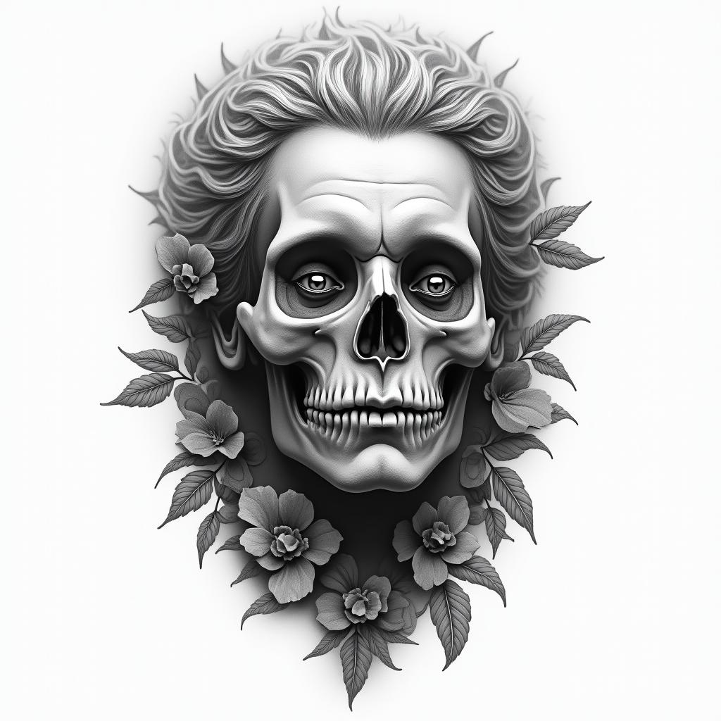 To remember a passed away memberhigly detailed tattoo - Variation 3