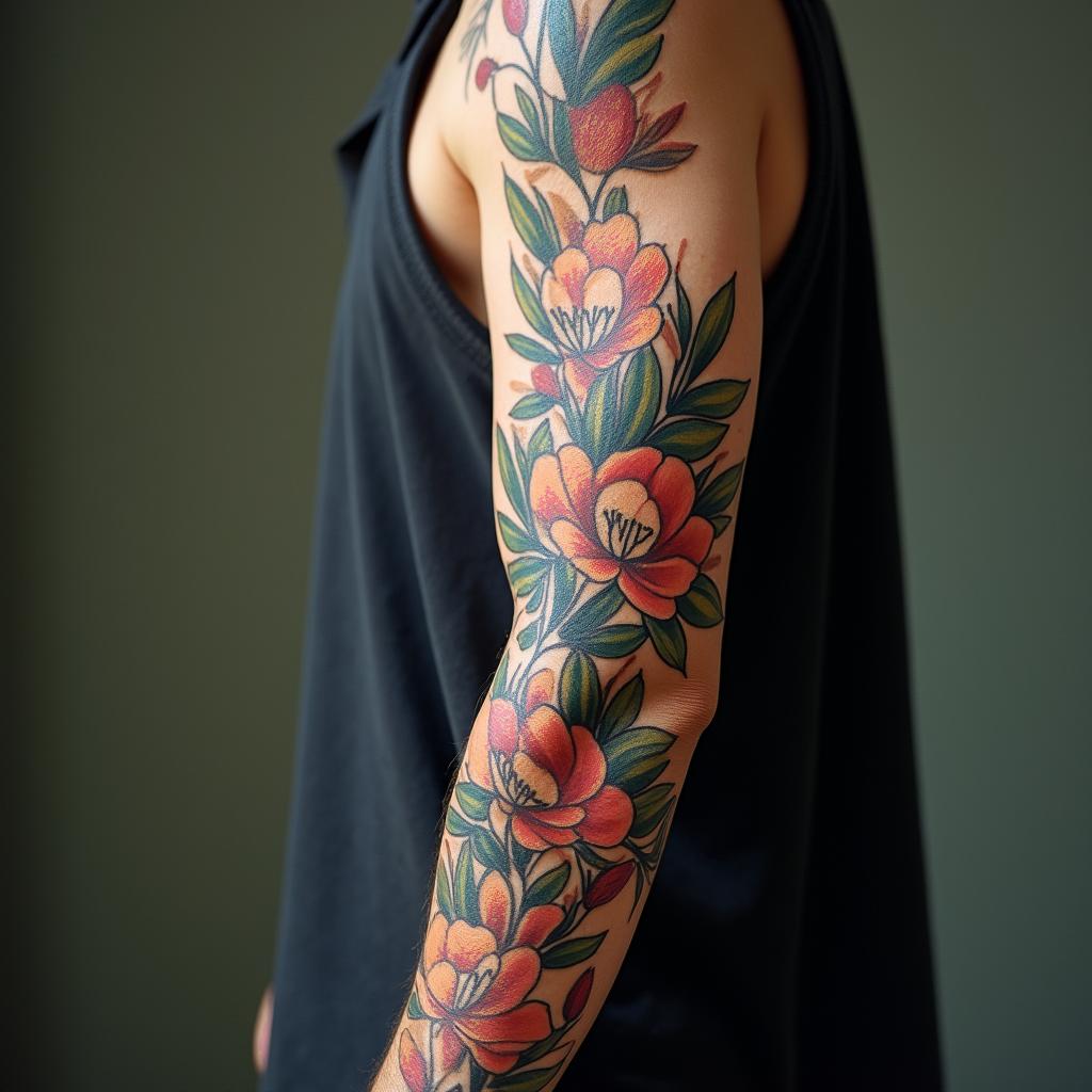 Life balancehigly detailed tattoo