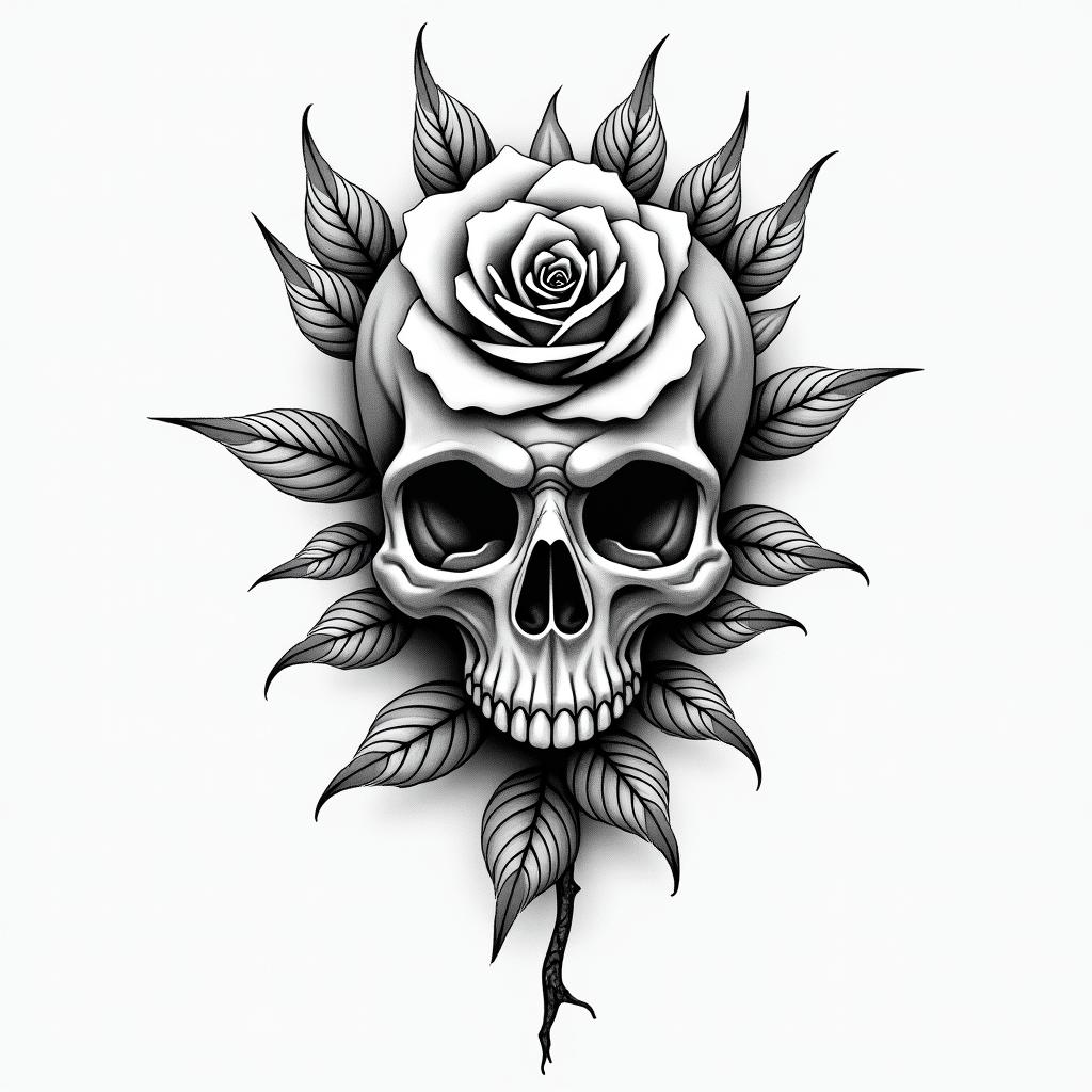 California Mexicohigly detailed tattoo