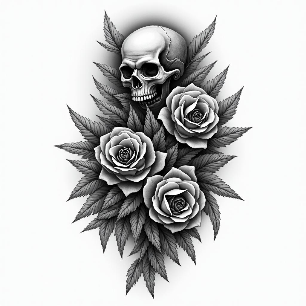 Detroithigly detailed tattoo - Variation 8
