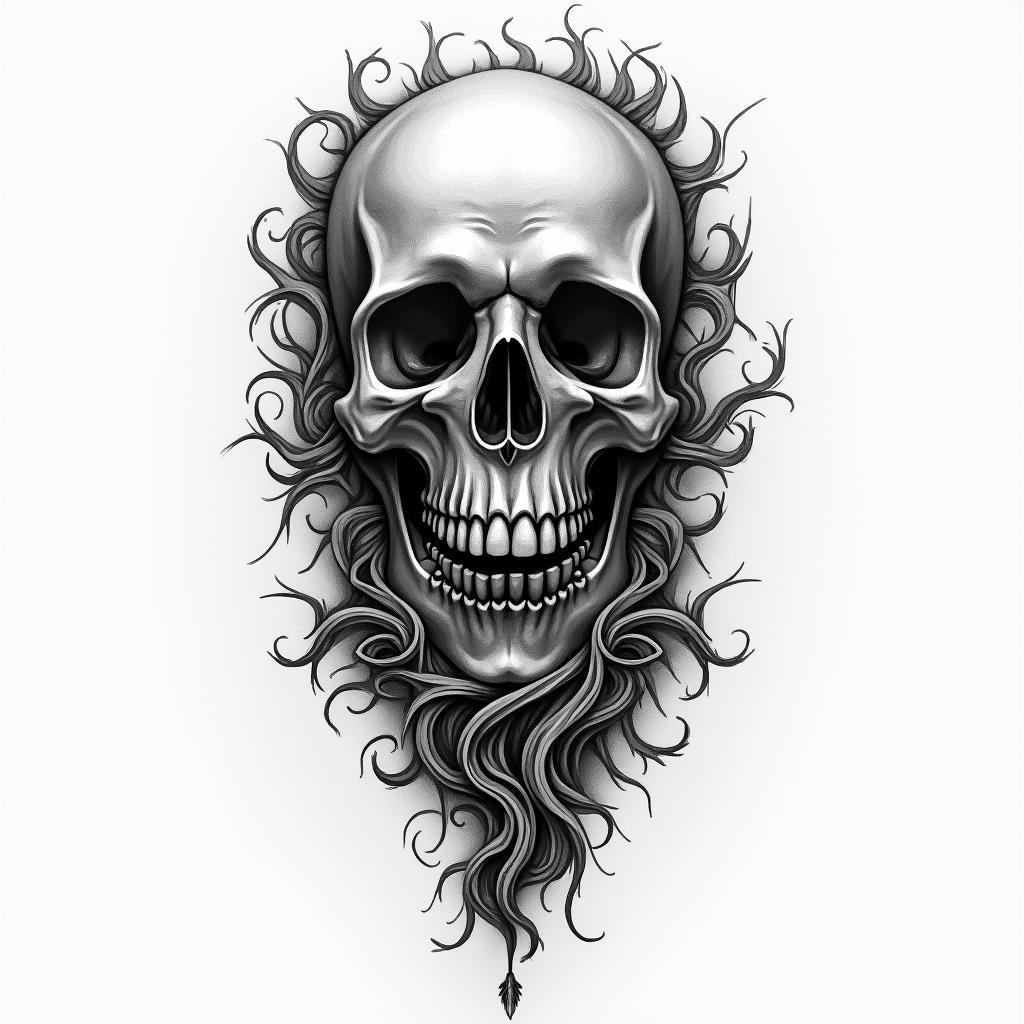 Detroithigly detailed tattoo - Variation 5