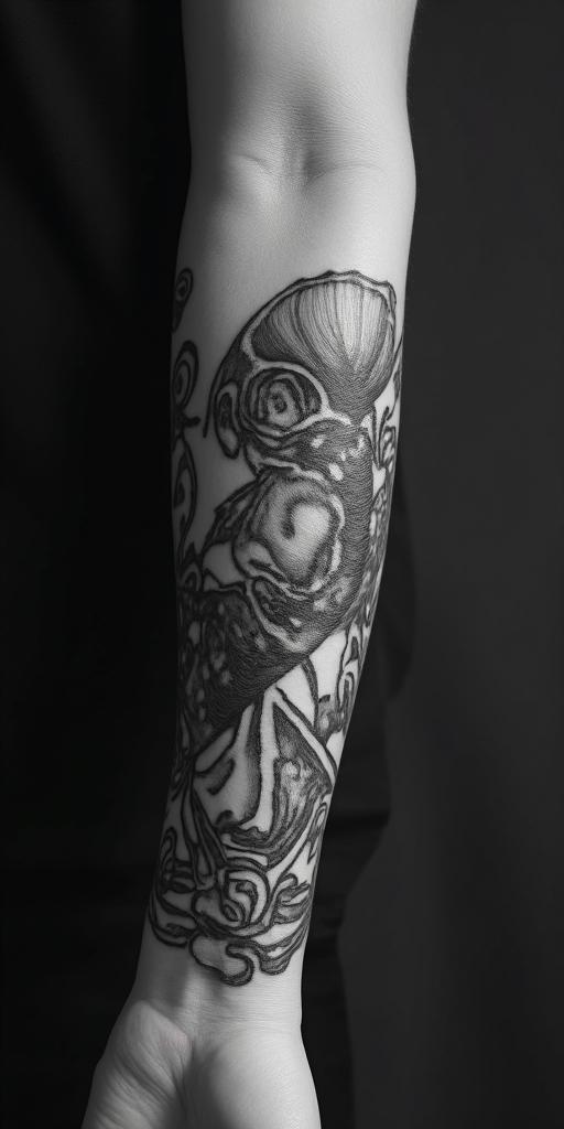 3 brothers love and loyalhigly detailed tattoo - Variation 2