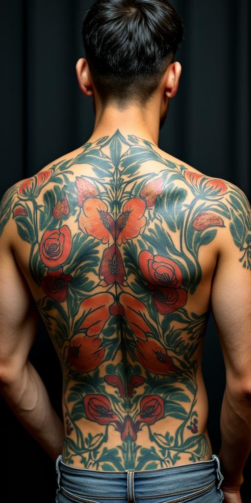 Detroithigly detailed tattoo - Variation 2