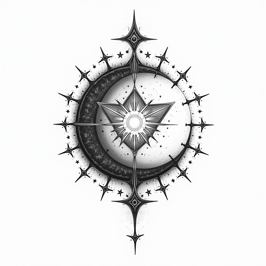 Constellation
Orthantia
in bohemian style tattoo, 8k