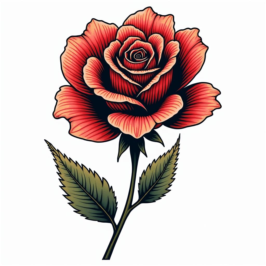 Shoulder flowerin pop art style tattoo, featuring bold and vibrant colors, exaggerated outlines, iconic imagery, inspired by comic books and speech bubbles, comic book characters, retro pop culture - Variation 3