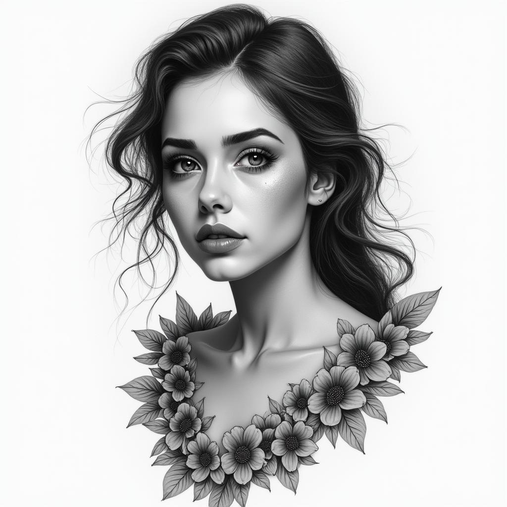 Mary jane solis ,aquarius,birthday 2/12/1988, birth place Davao City Philippineshigly detailed tattoo - Variation 7