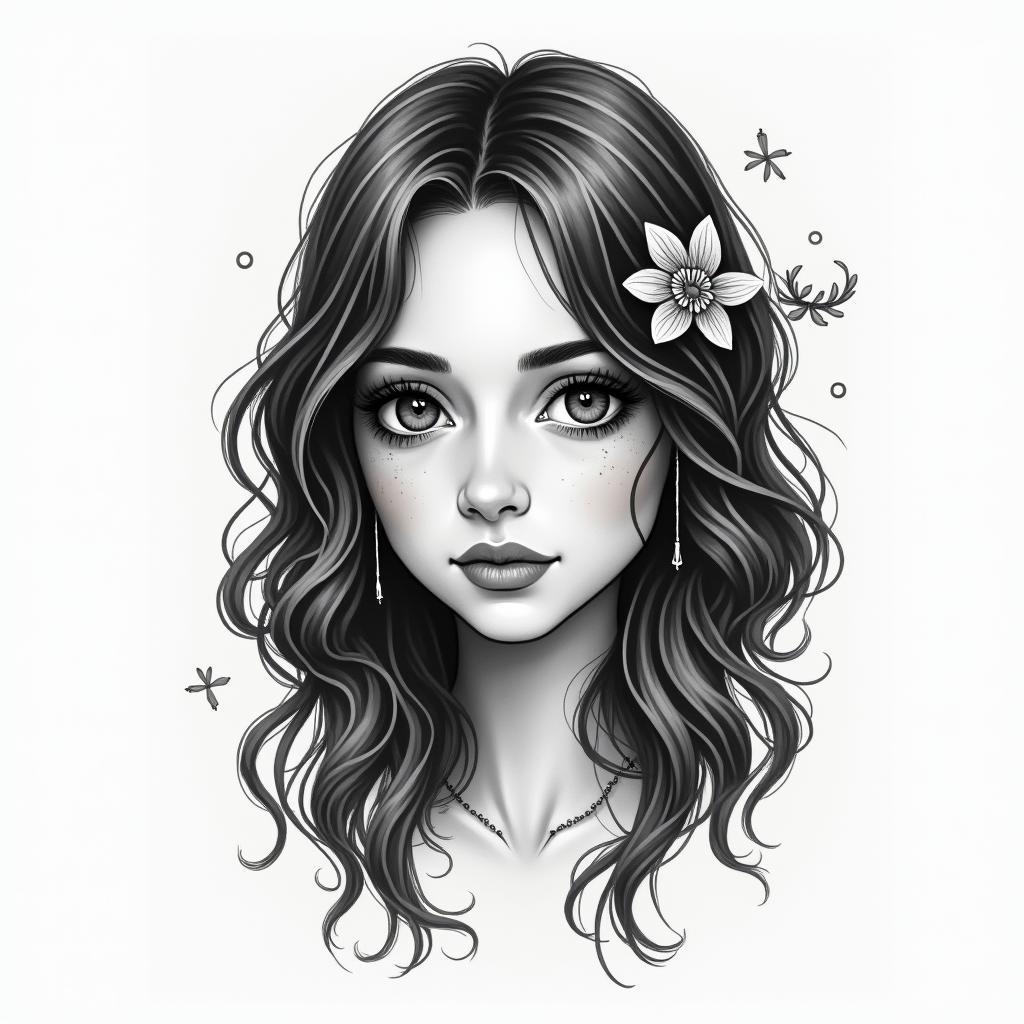 Mary jane solis ,aquarius,birthday 2/12/1988, birth place Davao City Philippineshigly detailed tattoo - Variation 4