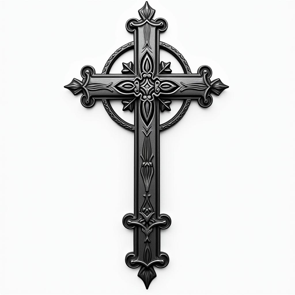 Crosshigly detailed tattoo - Variation 3