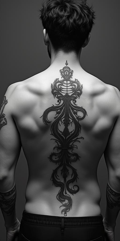 greek mythologyhigly detailed tattoo - Variation 7