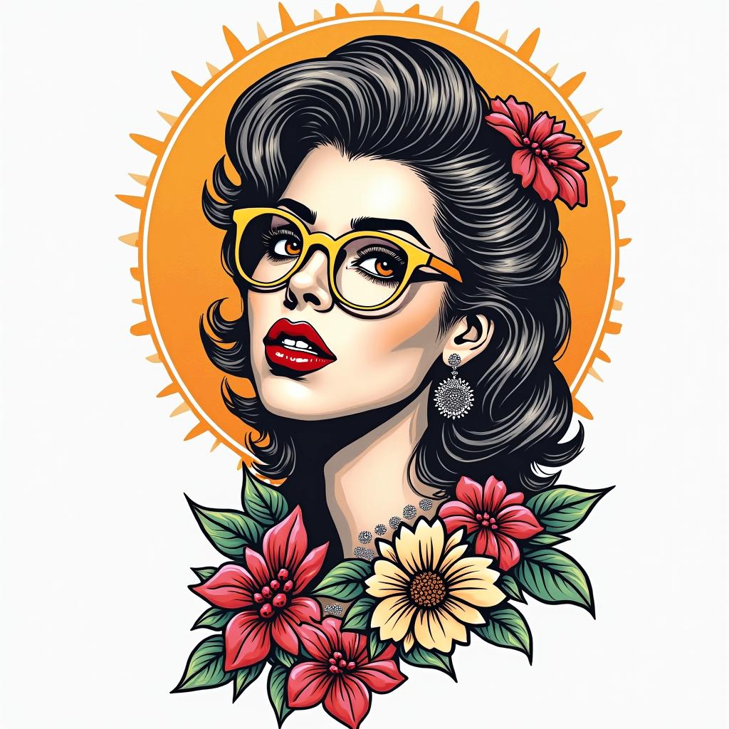 Neo-Traditional tattoo example 5