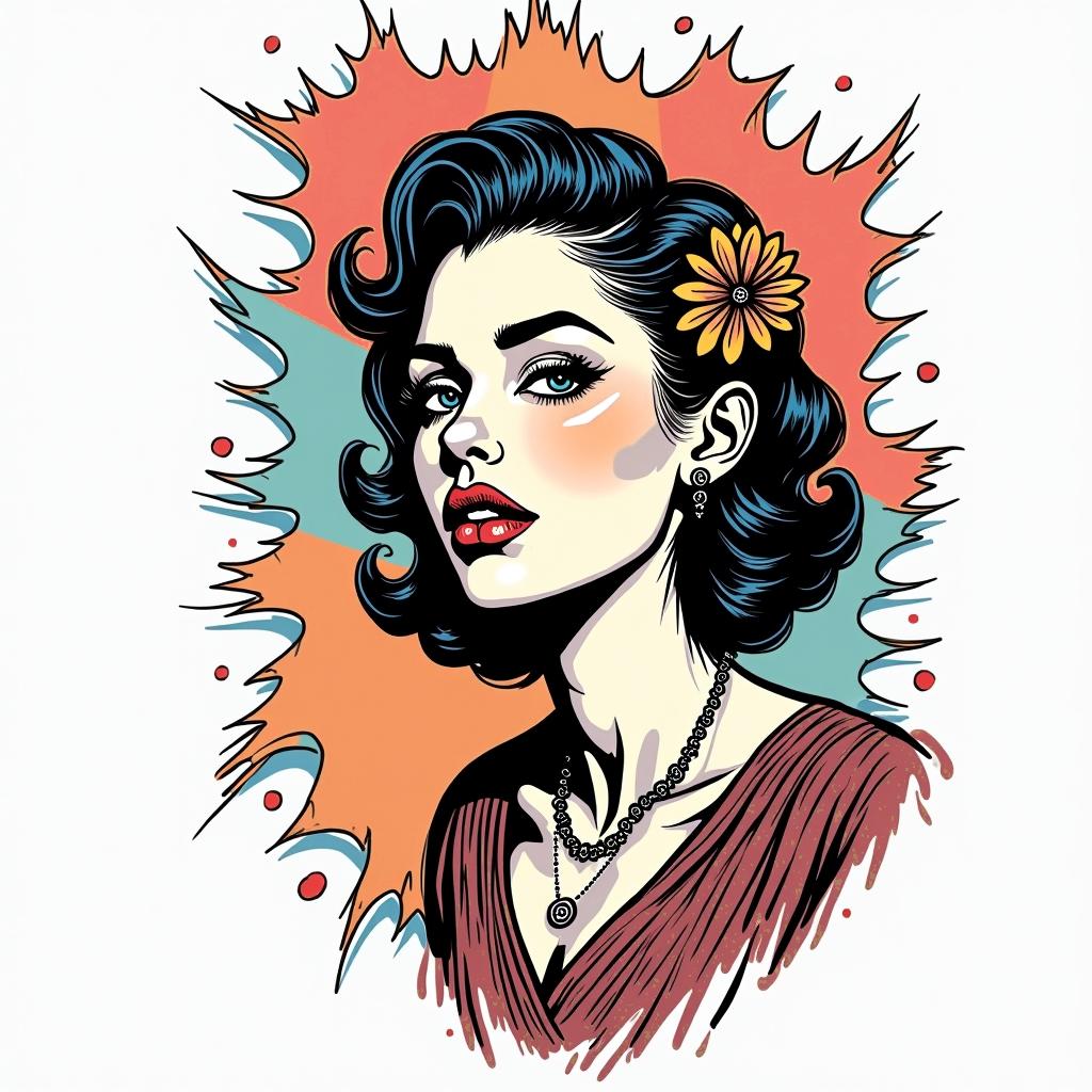 Neo-Traditional tattoo example 1