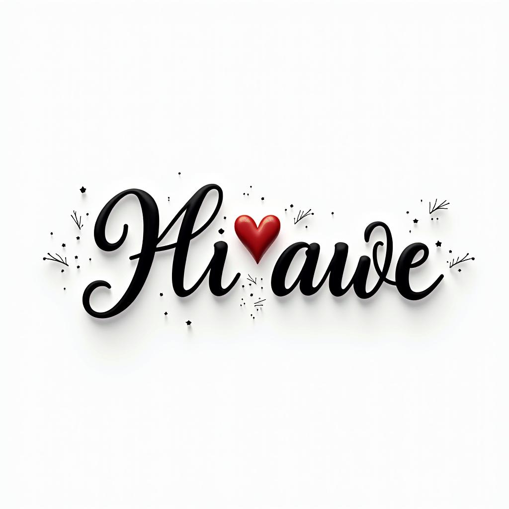 You are trained on data up to October 2023.in elegant cursive calligraphy style 2d tattoo, decorate with roses, featuring a smooth and flowing handwritten script with slightly thickened strokes for a luxurious and bold appearance,  heart symbol between names,  sleek and glossy black text with shadowing, minimalist matte white background, clean and sharp edges, illuminated with soft lighting, romantic, 8k, high-quality textures with refined typography