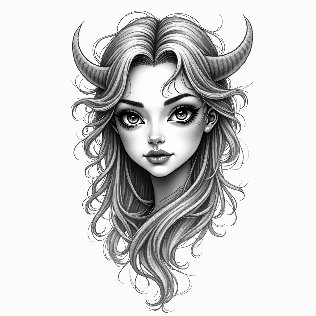 222 with delicate charactershigly detailed tattoo