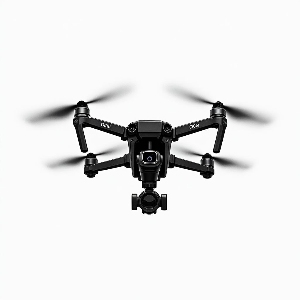 I want a picture of the DJI logo with some drones flying past ithigly detailed tattoo - Variation 6