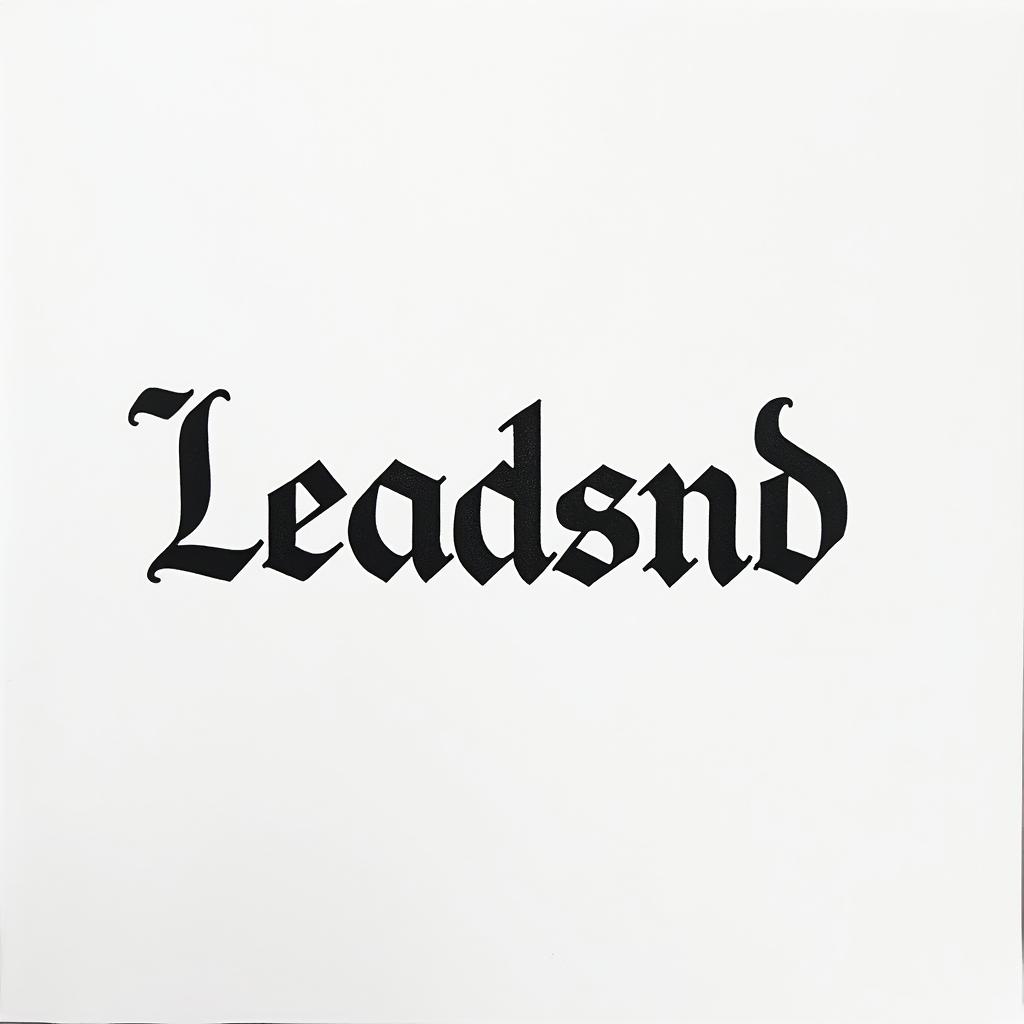 Demitrius Leonardminimalist text-based tattoo, Monospace font ultra-realistic, perfectly placed, high-quality font design, photo-realistic shading, 8k, high quality, finely detailed typograph - Variation 2